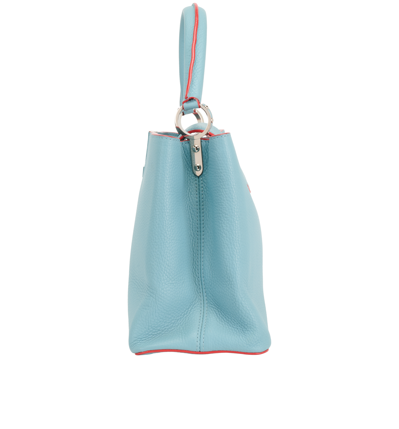 Capucines GM, &pound;2,100, Handbags, Blue, Leather, Bottom view